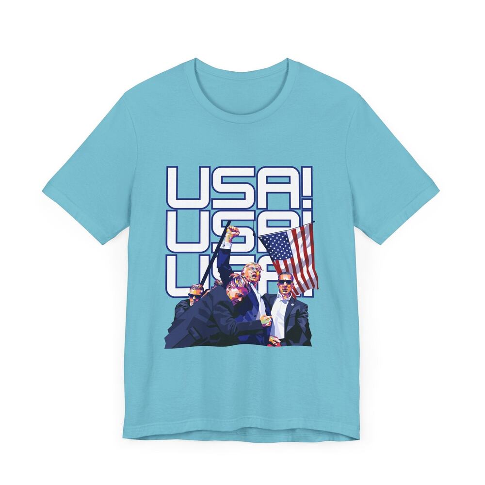 Trump Defiance USA! USA! USA! - Unisex T-Shirt